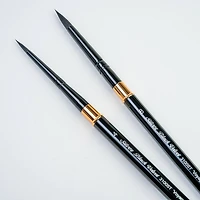 Silver Brush Limited Black Velvet® Large Travel Round Brushes Set