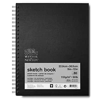 Winsor & Newton Sketch Book, Spiral-Bound, 9" x 12"