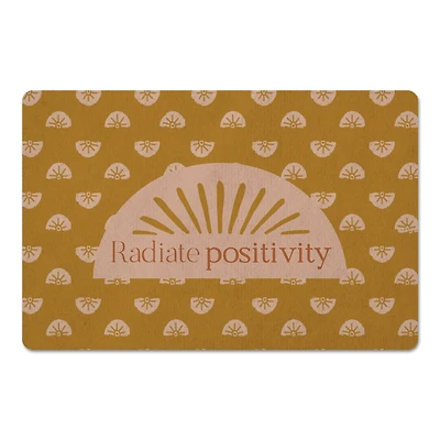 Radiate Positivity Floor Mat