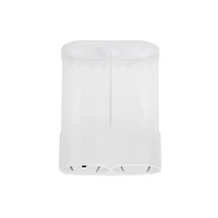 Mind Reader White Double-Tube Top Fill Disposable Cup Dispenser