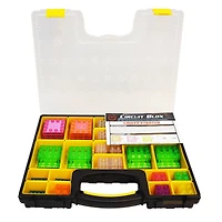 E-Blox® Circuit Blox™ Circuit Board Building Block Lights Classroom Set, 128 Pieces