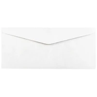JAM Paper 4.125" x 9.5" White Tyvek Envelopes, 25ct.