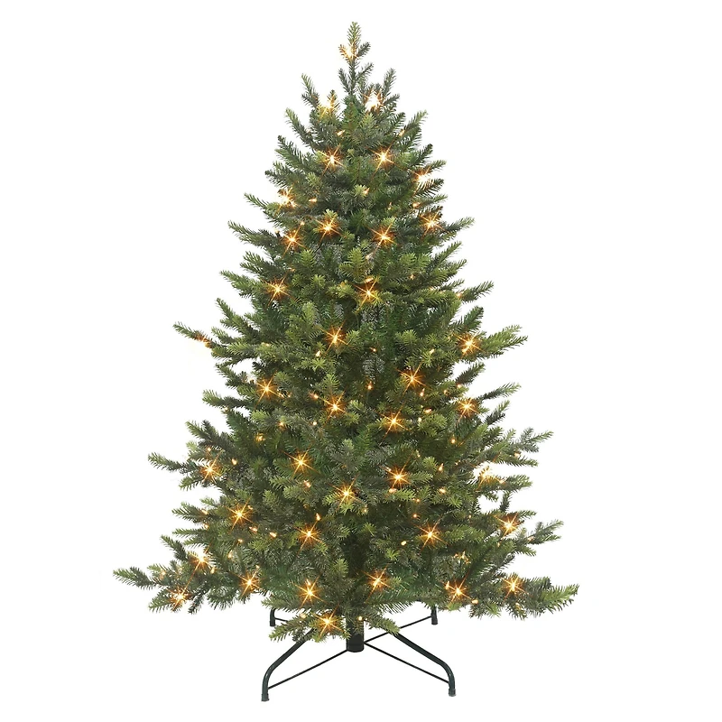 4.5ft. Pre-Lit Royal Majestic Douglas Fir Artificial Christmas Tree, Clear Lights