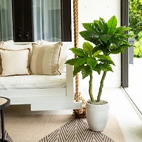 4ft. UV Resistant Artificial Bird Nest Fern Tree (Indoor/Outdoor)