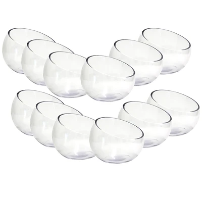 12 Pack: 6.5" Open Face Glass Vase by Ashland® 