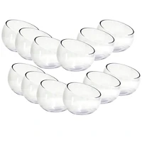 12 Pack: 6.5" Open Face Glass Vase by Ashland® 