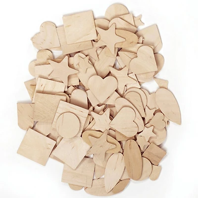 Creativity Street® Wooden Shapes, 1,000ct.