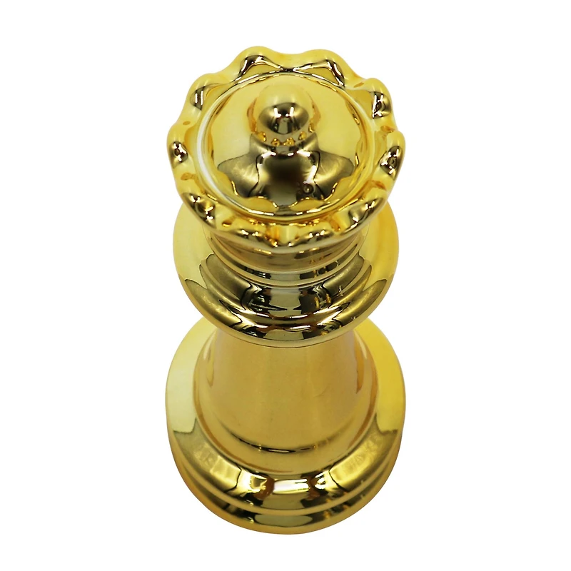 7" Gold Queen Ceramic Tabletop Chess Piece by Ashland®