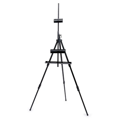 Adjustable Black Aluminum Floor Easel by Artist's Loft™
