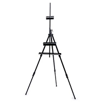 Adjustable Black Aluminum Floor Easel by Artist's Loft™