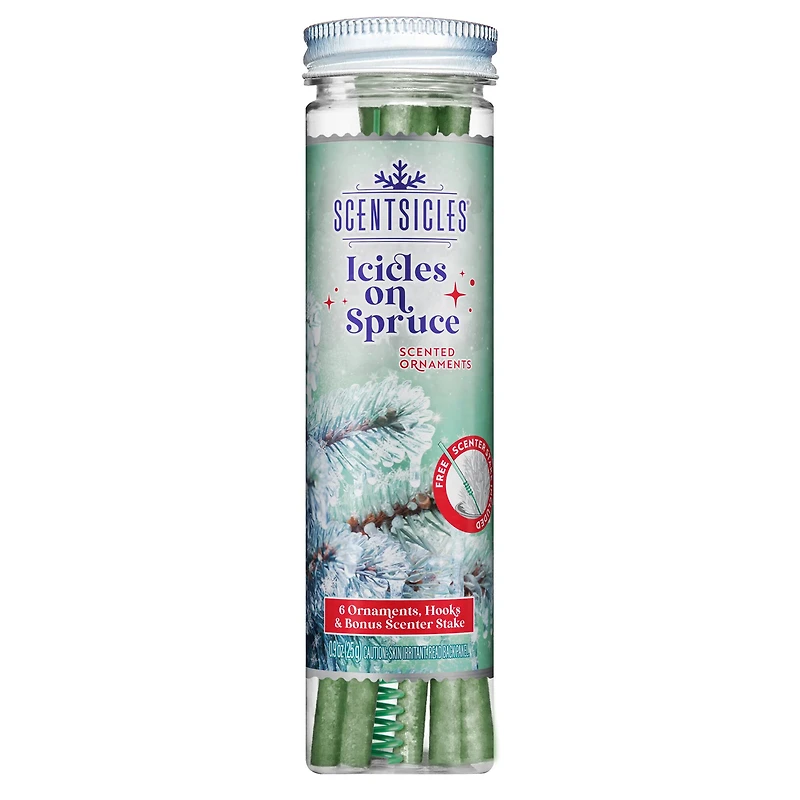 ScentSicles® Icicles on Spruce Scented Ornament Sticks, 6ct.
