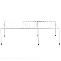 Mind Reader White Multi-Purpose Expandable Kitchen Counter & Cabinet Shelf Storage & Organization
