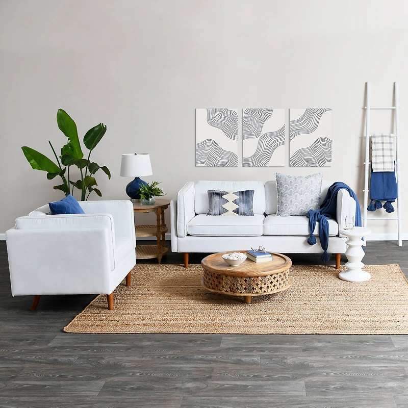 Hello Honey® Hand-Carved Mango Wood Coffee Table