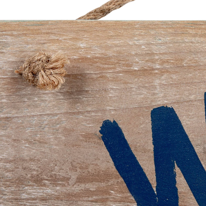 Hello Honey® Welcome to the Deck Wood Wall Hanging