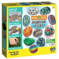 Creativity for Kids® Hide & Seek Hydro Dip Rock Painting Set 