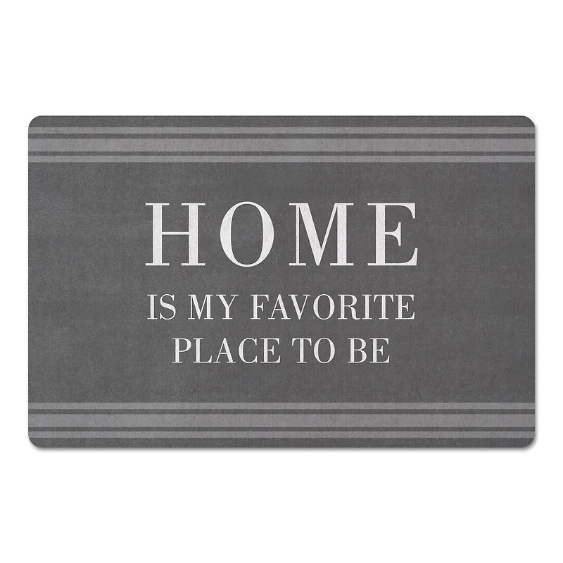 Home is My Favorite Place Floor Mat