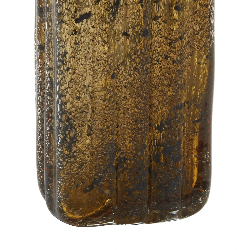 Brown Contemporary Glass Vase Set