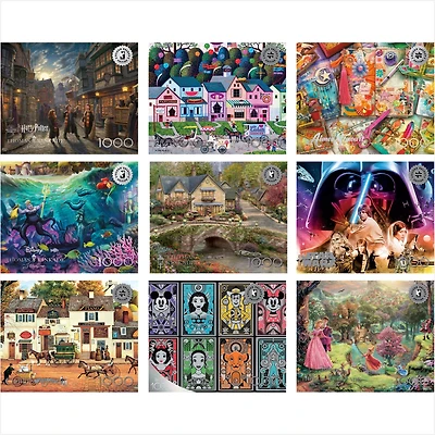 Assorted Silver Select 1,000 Piece Puzzle