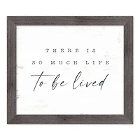 So Much Life To Be Lived Western Framed Print