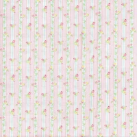 Fabric Traditions Floral Stripe Cotton Fabric