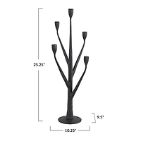 Hello Honey® 25" Cast Iron Candelabra