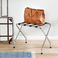 Honey Can Do Chrome KD Luggage Rack