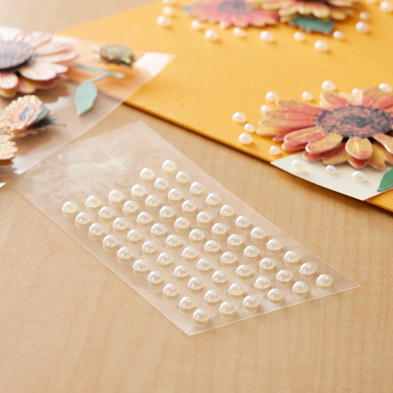 12 Packs: 40 ct. (480 total) White Faux Pearl Stickers by Recollections™
