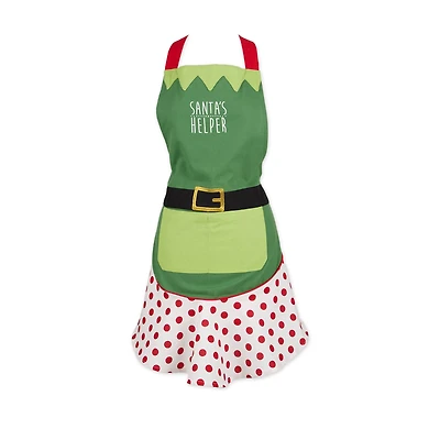 DII® Santa's Helper Ruffle Apron