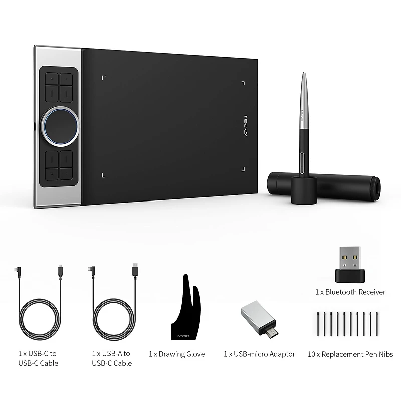 XPPen 9" x 5" Deco Pro SW Bluetooth Graphics Drawing Tablet