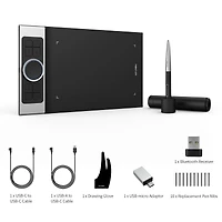 XPPen 9" x 5" Deco Pro SW Bluetooth Graphics Drawing Tablet