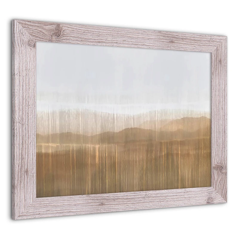 Abstract Landscape Western White Framed Print