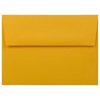 JAM Paper A6 Gold Yellow Invitation Envelopes, 100ct.