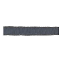 2.5" x 5yd. Dark Gray Glitter Wired Ribbon, 2ct.