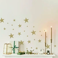RoomMates Glitter Twinkle Stars Peel & Stick Wall Decals