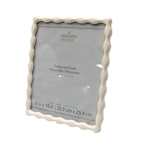 8" x 10" White Mid Wave Tabletop Frame, Treasured Finds by Ashland®