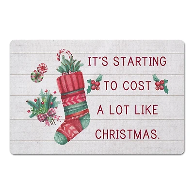 Cost a Lot Like Christmas Floor Mat