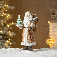 Glitzhome® 11.5" Gingerbread Santa Table Décor