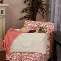 Household Essentials Krush® White Canvas Utility Tote