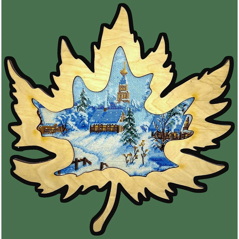 Abris Art Frosty Mood with Frame Counted Cross Stitch Kit