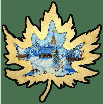 Abris Art Frosty Mood with Frame Counted Cross Stitch Kit