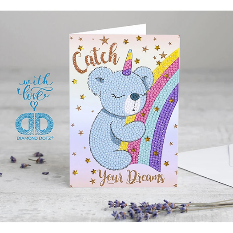 Diamond Dotz® Catch Your Dreams Diamond Painting Card Kit