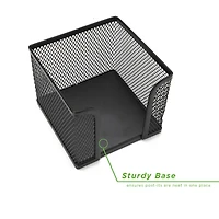Mind Reader Black 2-Pack Metal Mesh Memo Pad Holder
