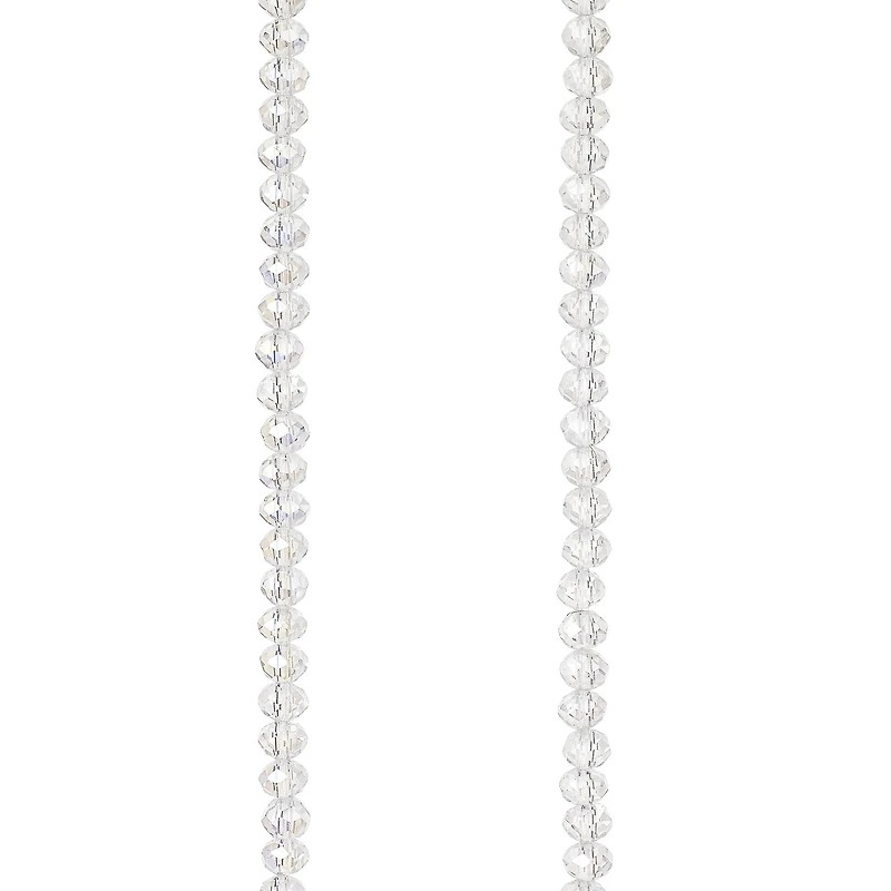 Crystal Faceted Glass Rondelle Beads, 3mm by Bead Landing™