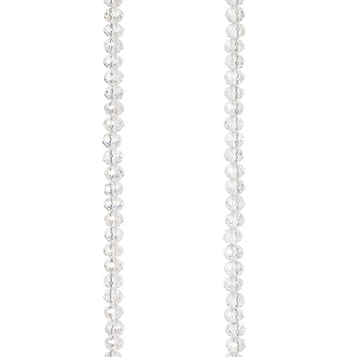 Crystal Faceted Glass Rondelle Beads, 3mm by Bead Landing™