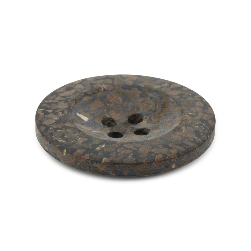 Dritz® 28mm Dark Brown Recycled Coconut Round Buttons, 3ct.