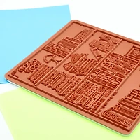 Full Book Shelf Cling Stamp by Recollections™