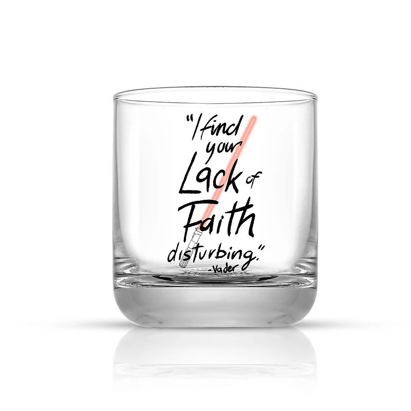 JoyJolt® Star Wars™ 10oz. New Hope Darth Vader Red Lightsaber Short Drinking Glass, 2ct.