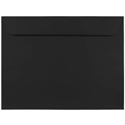 JAM Paper 9" x 12" Smooth Black Booklet Premium Envelopes, 25ct.
