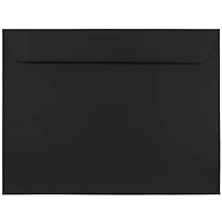 JAM Paper 9" x 12" Smooth Black Booklet Premium Envelopes, 25ct.