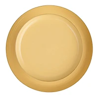 Hello Honey® 10" Yellow & Gold Soleil Enameled Metal 2-Tier Tray